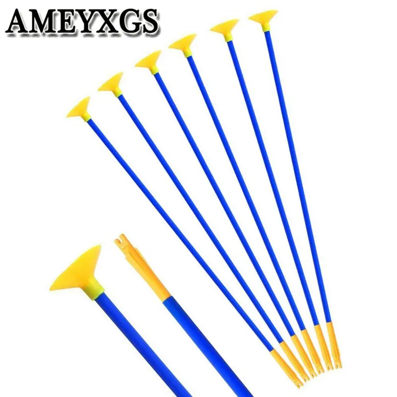 

12/24Pcs 18" Archery Children Sucker Arrows Suction Cup Safe Sucker Arrow For Outdoor Sports Game Shooting Practice Accessories