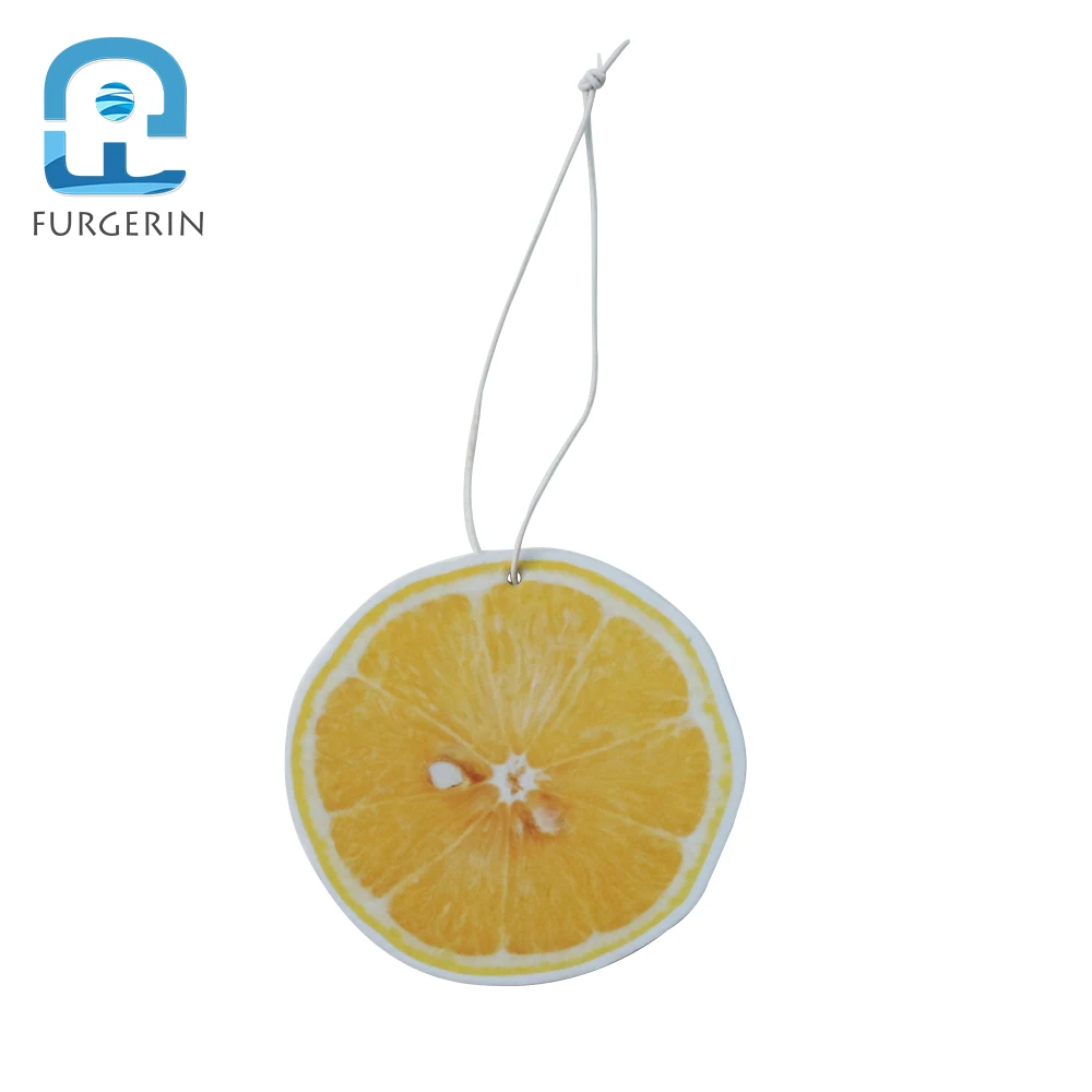 Paper Car Air Freshener, Hanging Fruit Scents, Home Perfume, Lemon, Grapefruit, Orange, Strawberry, Mango