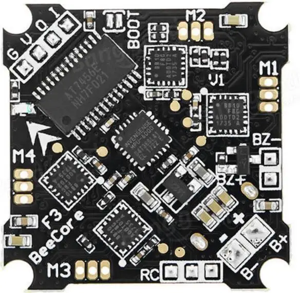 BeeCore F3 V1 STM32F303CCT6  MPU-6000 DC 3.6-4.2V 5V/0.5A BEC  support D-shot150 D-shot300 D-shot600 Oneshot125 Multishot