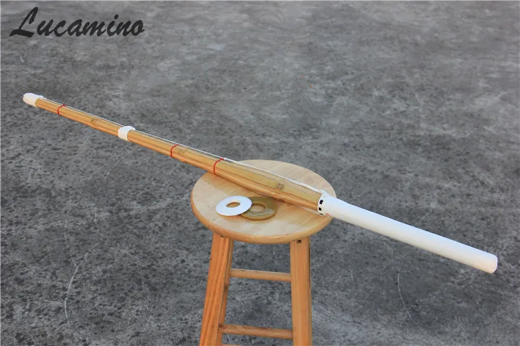 Lucamino-Japanese Samurai Bamboo Swords, High Quality, Shinai, Bokuto, Bushido Training, Katana, Practice with Black Bag