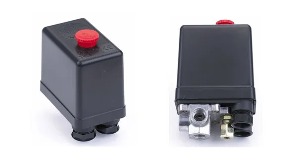 Free shipping, TUV CE FUBANG pressure switch for air compressor, one-way or four-way, 90psi-120psi, 5bar-8bar