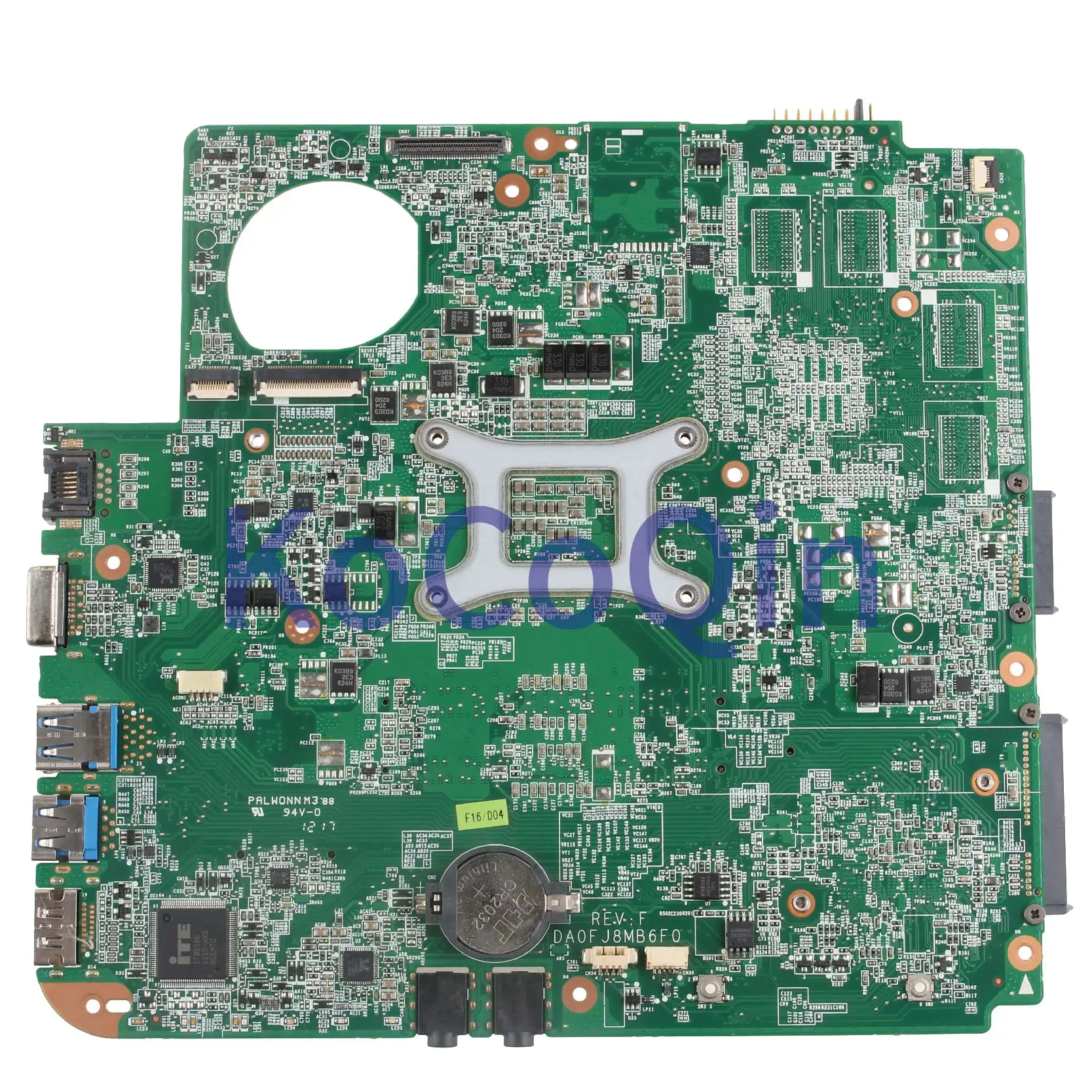 KoCoQin Laptop motherboard For FUJTSU Lifebook LH532 HM76 Mainboard DA0FJ8MB6F0 SLJ8F DDR3