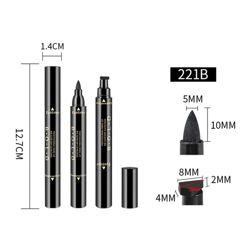New Eyeliner Pencil Eyes Liner  Make Up Waterproof Black Long Lasting  Makeup Stamps Eyeliner Pencil
