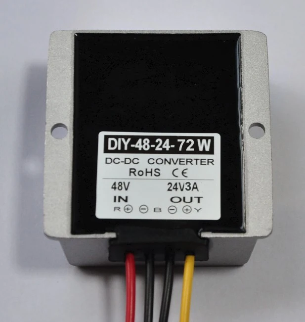 

DC DC 36V48V(30V-60V) Step Down To 24V 3A 72W Power Converter Waterproof Step Down Power Module Voltage Regulator