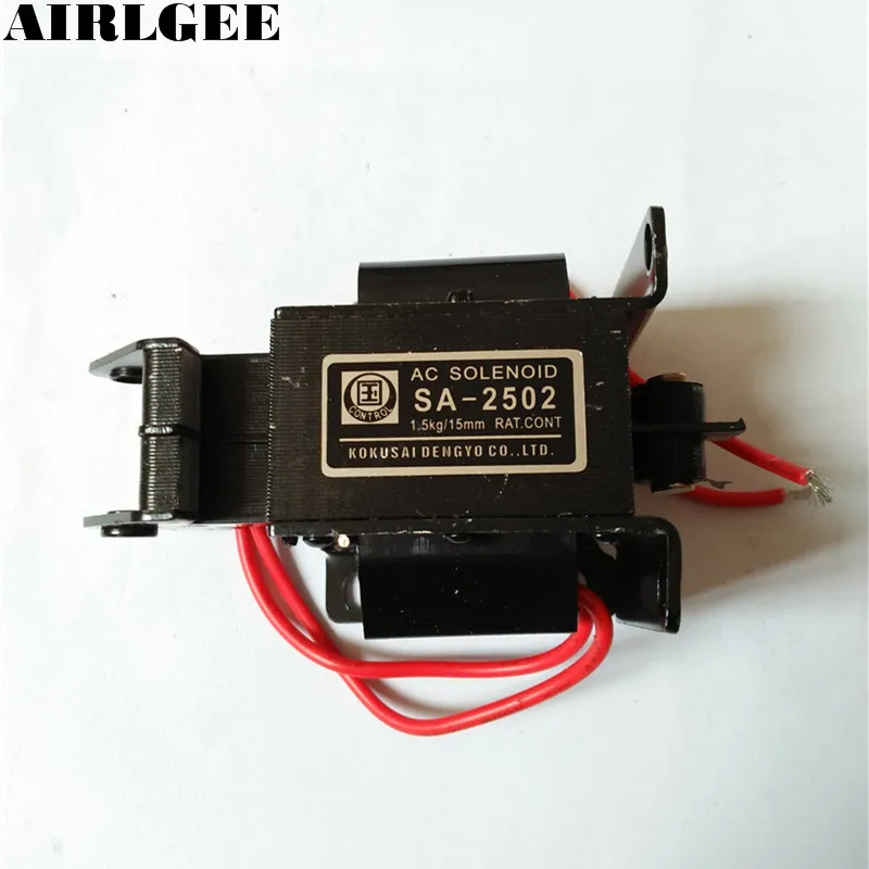 High quality  SA-2502 Lift 1.5kg AC220V Tractive Solenoid Electromagnet Free shipping