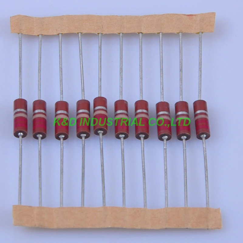 10pcs Carbon Composition Vintage Resistor 0.5W 220R Ohm