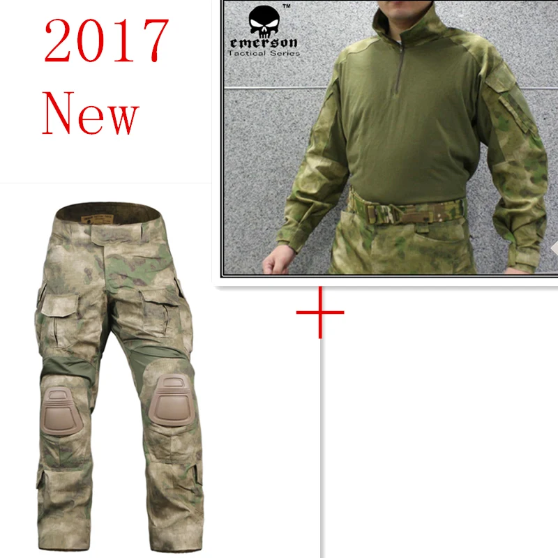 

Emerson bdu G3 Combat uniform shirt & Pants with knee pads Emerson BDU uniform AT/FG Suits EM8576+7030