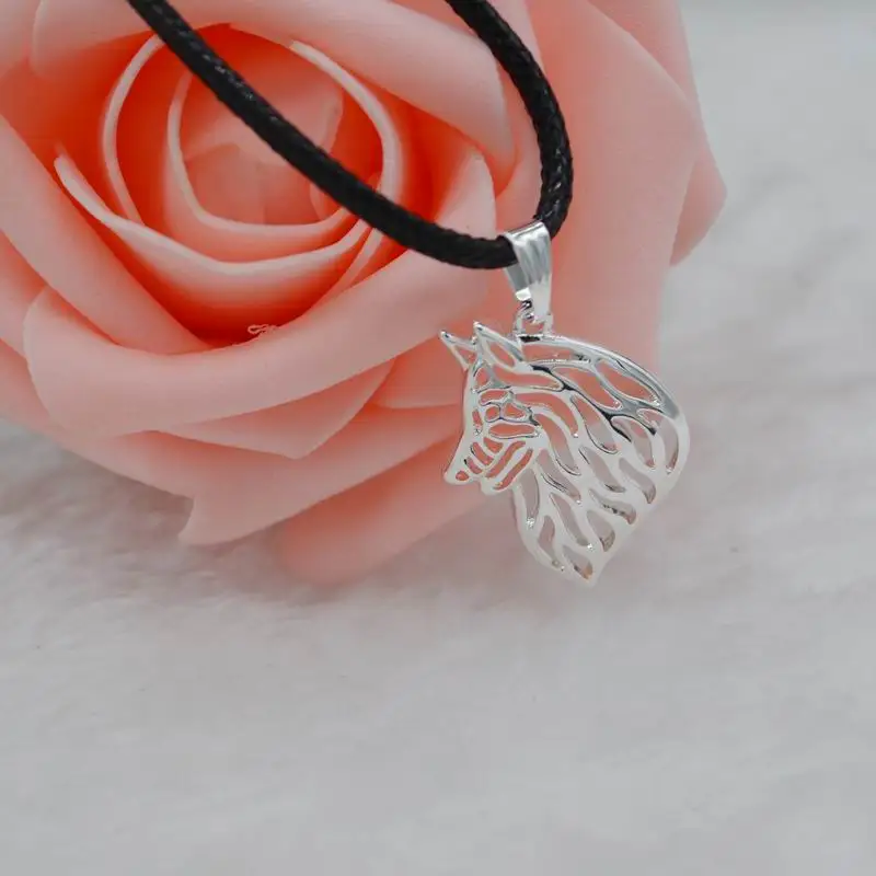 Lovers' Rope Chain Belgian Tervuren Jewelry Necklaces Dog Pendant Necklaces For Women