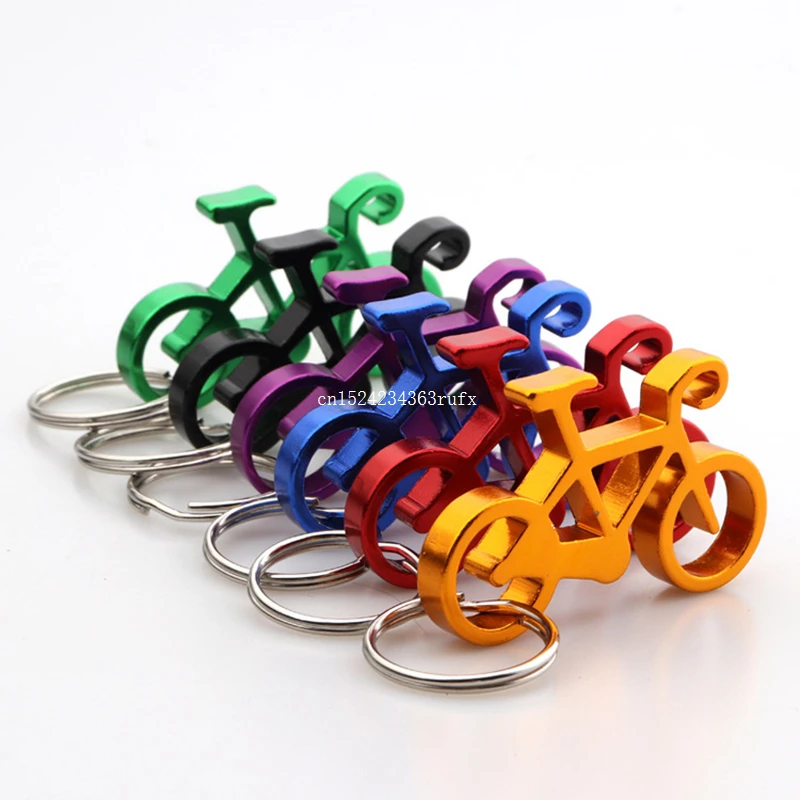 

200pcs Bike Shaped Wine Openers Keychain Bicycle Keyring Bottle Wine Beer Opener Tool Muilti Colors