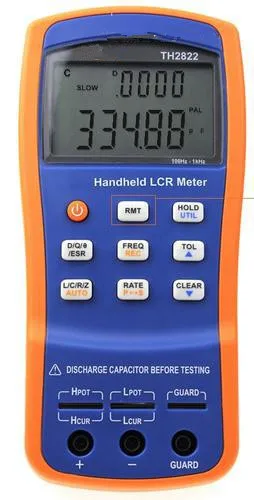 New Professional High Accuracy Handheld LCR Meter TH2822C Counts Digital Bridge Meter Inductance Capacitance Resistance Meter