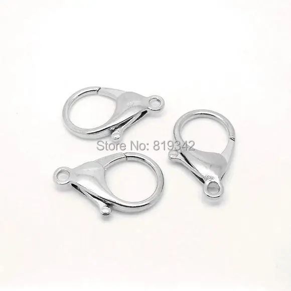 

Free Shipping 10pcs/lot Silver Tone Big Lobster Clasps 36x24mm Jewelry Findings Wholesales