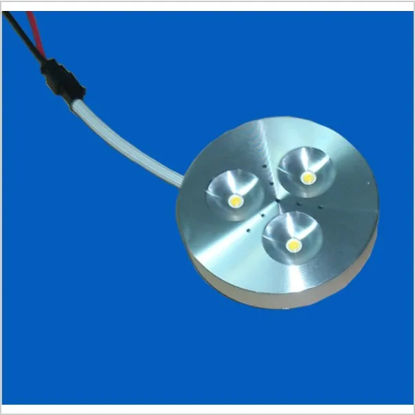 

Surface Mounted 12V 3*1W Edison LED Cabinet Light with Constant Current Driver Inside 120 degree, 3*1W Mini Ceiling Light Puck