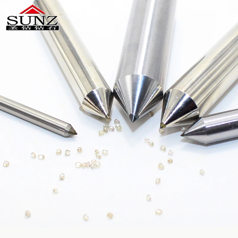 5PCS 3.175mm Dia 50mm Length 1/8 Grinding Wheel Diamond Dressing Pen Dresser Tool