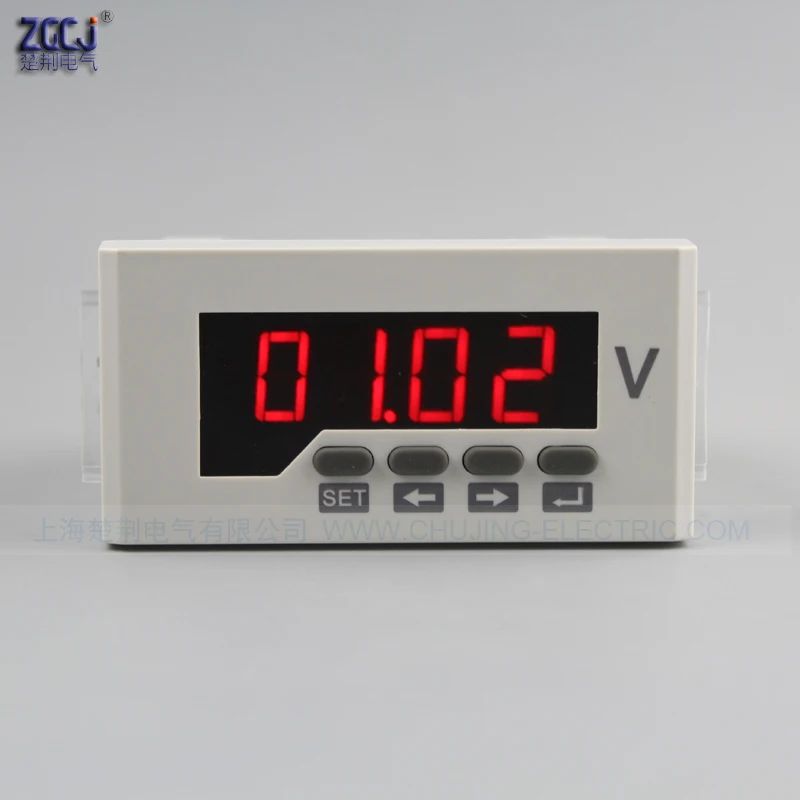 Imagem -03 - Painel de Medição de Voltagem cc 24v dc 030v 30v dc Voltímetro com Função de Comunicação Rs485 Protocolo Modbus-rtu