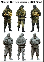 1:35 Resin kit  Modern Russian soldiers.2014.Set-4