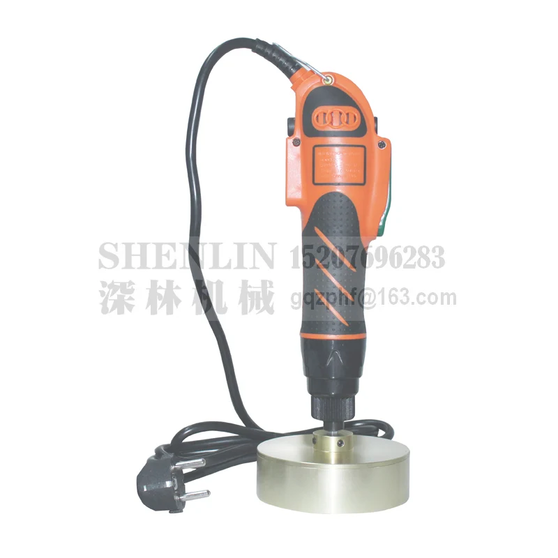 

SHENLIN OD 50-90MM Cap sealing machine 60kg/fcm bottle capping machine electric bottle capper tool handheld bottle screw machine