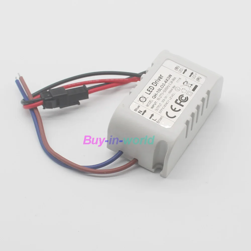 1pc AC 85-265V 2-4x3w 2X3W 3X3W 4X3W 600- 650mA LED Driver Convertor Transformer For Ceiling Light
