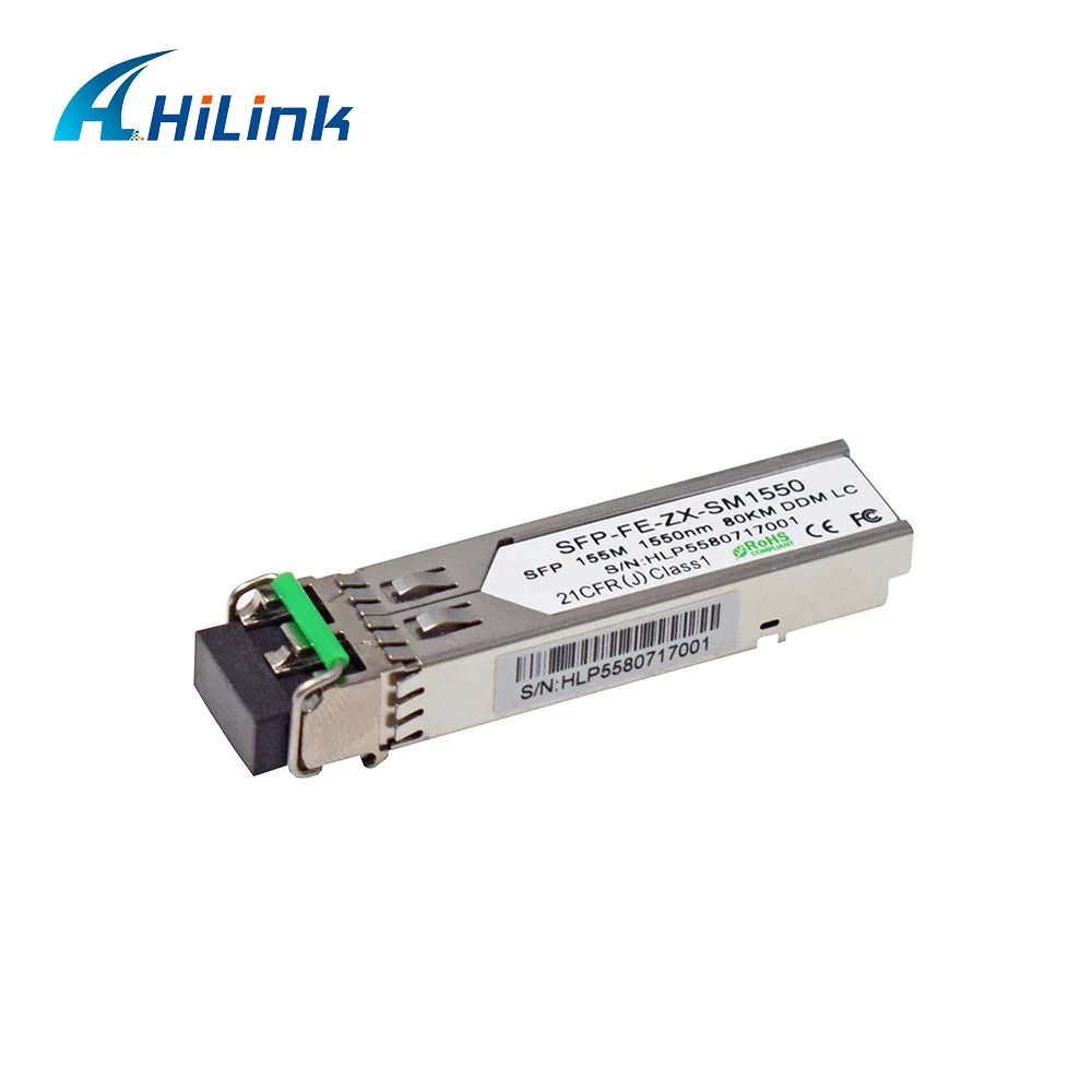 Free shipping!  ftth fiber 80KM  SFP-FE-ZX-SM 155M 1550nm SFP  transceiver reach 80km