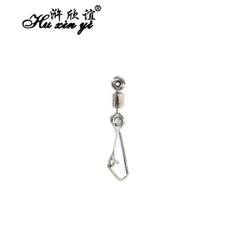 hxy-50-pecas-tamanho-8-10-cabeca-de-latao-niquel-preto-giratorio-com-gancho-snap-acessorios-de-equipamento-de-pesca-conector-de-gancho-de-pesca