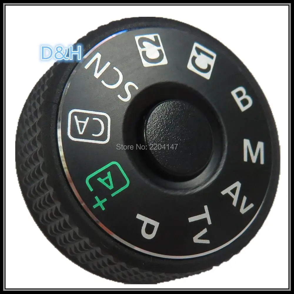 NEW Camera Repair Parts For Canon EOS 6D Top cover Mode dial With Interface Cap