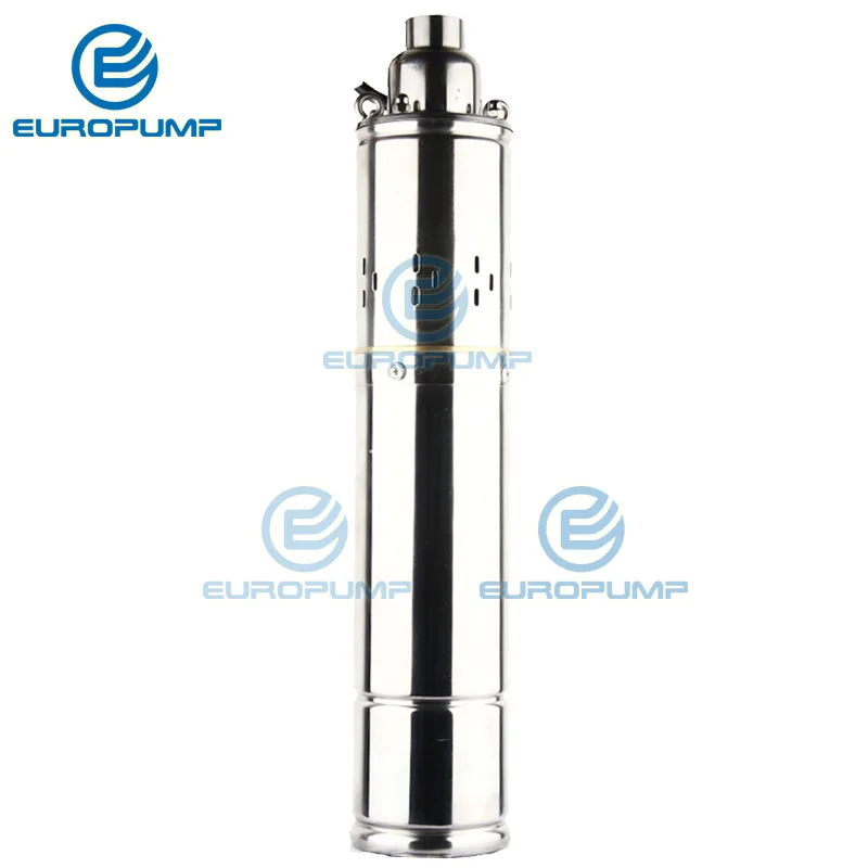 EUROPUMP MODEL(4EPS3.8/95-D72/1000) Professional high quality deep well borehole pond dc solar power pumps water pump for irriga