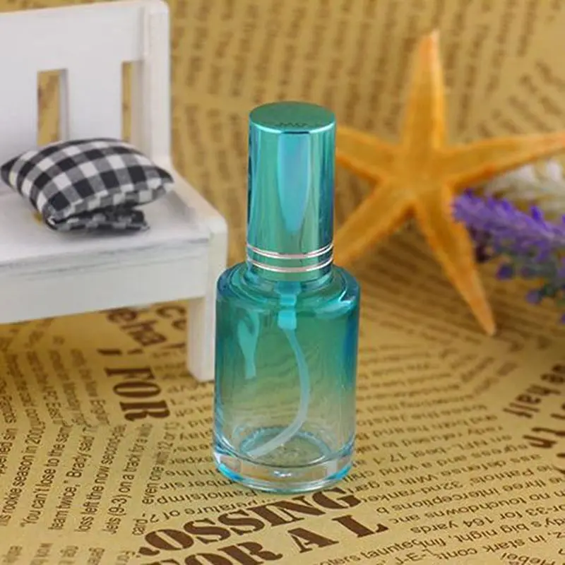 15ml Colorful Perfume Glass Bottle Refillable Spray Bottle With Metal Sprayer Empty Glass Perfume Bottle