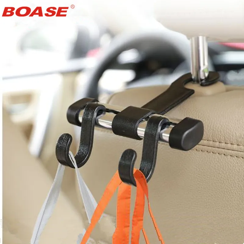 

Aluminum Alloy Car Seat Back Headrest Hanger Hooks Removable Hook Automotive Organizer Holder For Shopping Bags