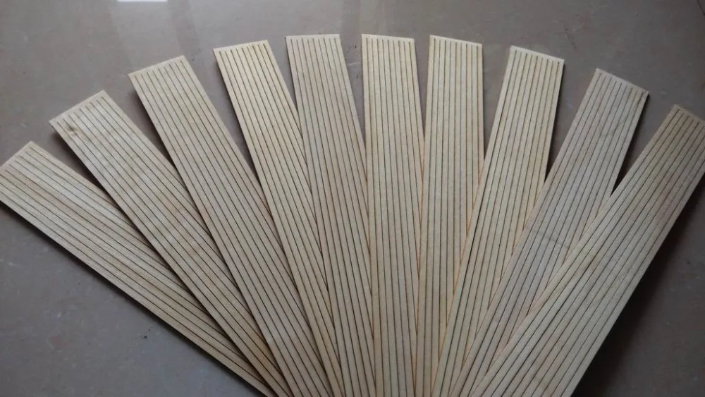 Ancient Ship Model Hull skin Accessories 2 mm Thickness HI-Q Basswood Wood Various Sizes Ship Hull Batten 100 pcs/lot