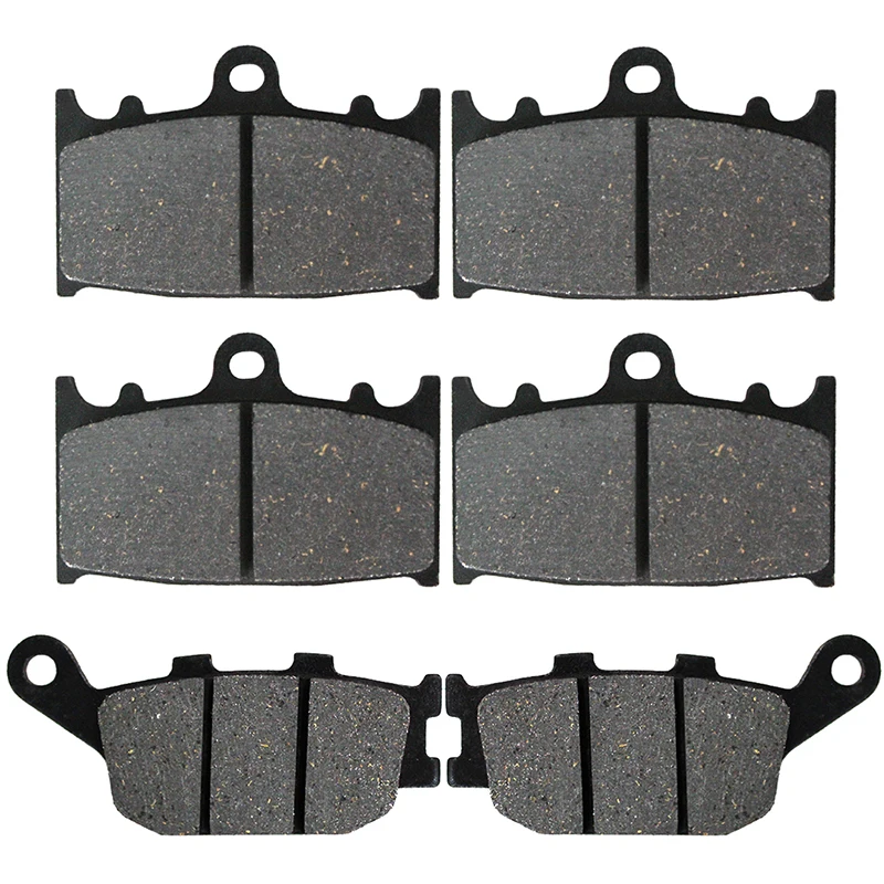 Motorcycle Front + Rear Brake Pads Disks for Suzuki GSF 650 GSF650 Naked Bandit ABS & Non ABS (2007-2011) LT158-158-174