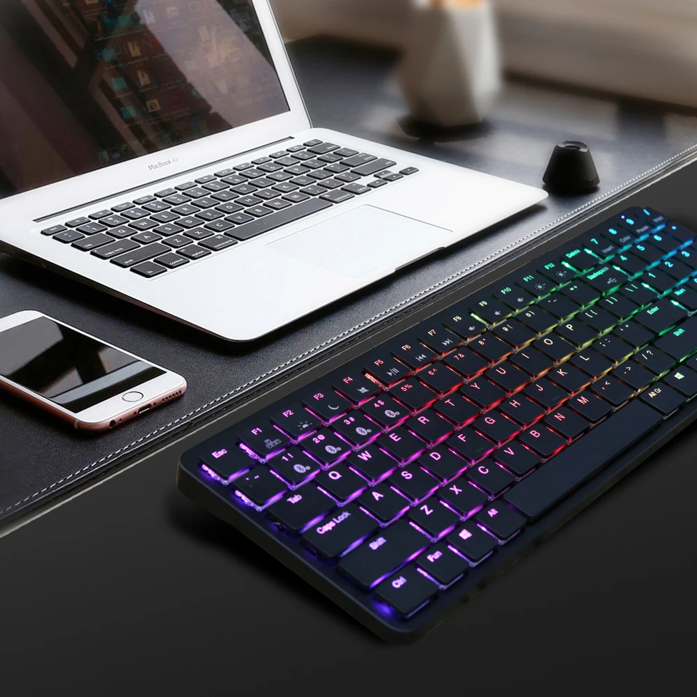 HEXGEARS X1 Bluetooth Keyboard RGB Backlight PBT Keycap Kailh CHOC Switch Keyboard Wireless Portable Mechanical Keyboard