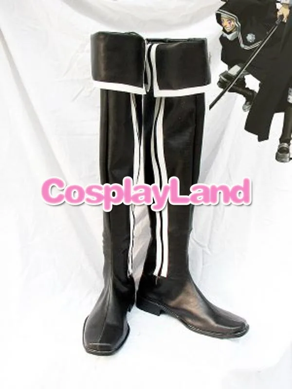 

D Gray-Man Daisya Barry Cosplay Boots Shoes Anime Party Cosplay Show Boots Custom Made for Adult Men Shoes