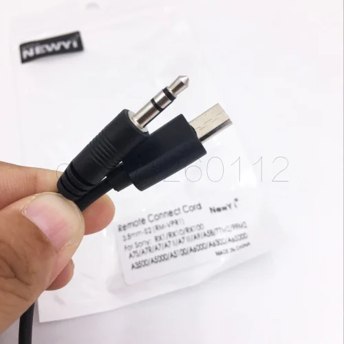 3.5mm-S2 シャッターケーブルソニーの RM-VPR1 A7/A7 II/A7R/A7R II/A7R III/A7S/A7S II/A7M2 A9 A5000 A5100 互換カメラ