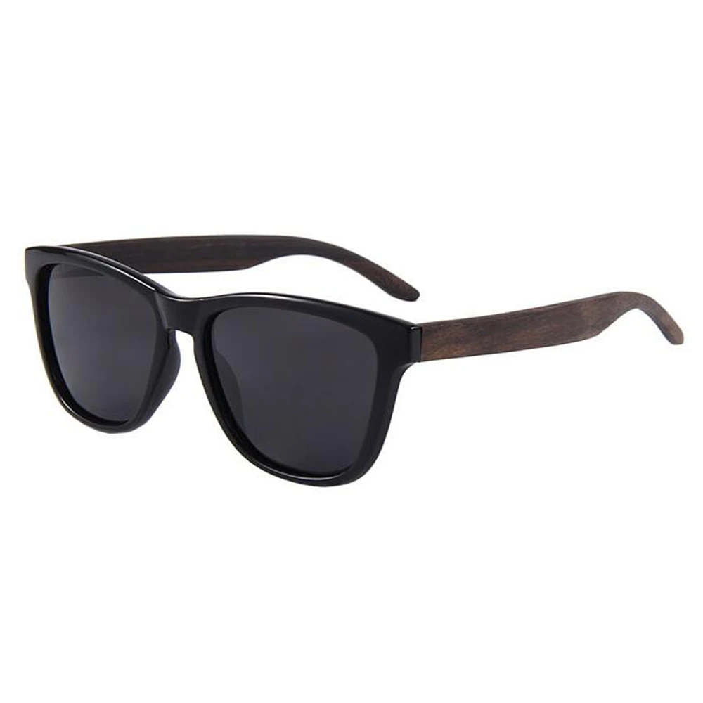 

BerWer Bamboo Sunglasses Women Polarized Lens Glasses Fashion Wooden Legs Sunglass