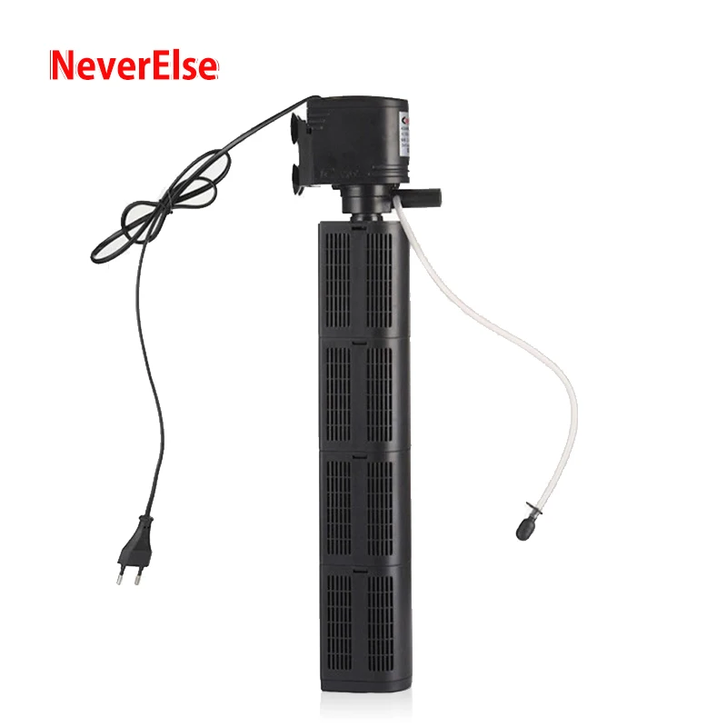 fish tank water pump with filter, fish tank filter air pump for Aquarium to spray wave fish with Biological balls filter sponge