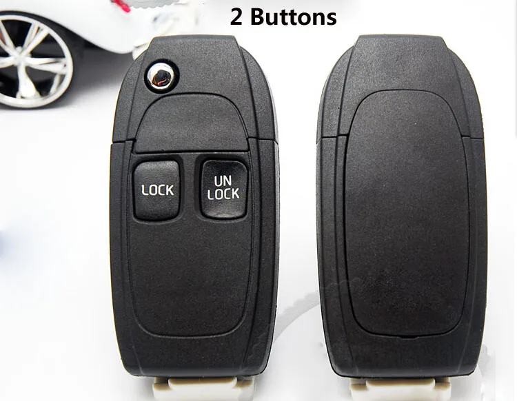 2/3/4/3+1/4+1 Buttons  Folding Flip key shell Cover FOB Car Case Blanks for VOLVO C30 C70 S40 S80 V50 V70 XC90 XC70 XC60