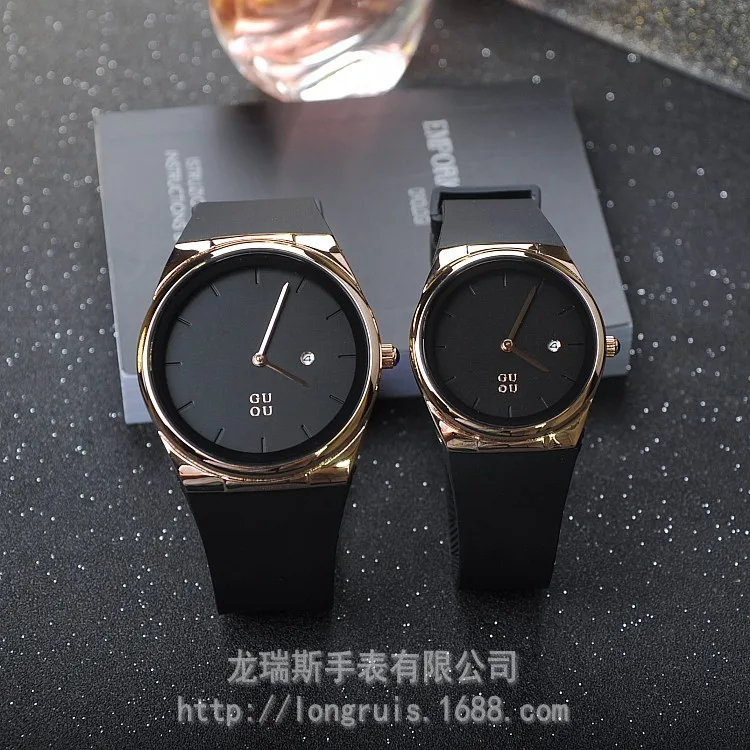 Fashion  GUOU Brand Women Quartz Wrist  Watches Modern Montre Femme Horloge Leather Belt Reloj Mujer Relojes Drop Shipping