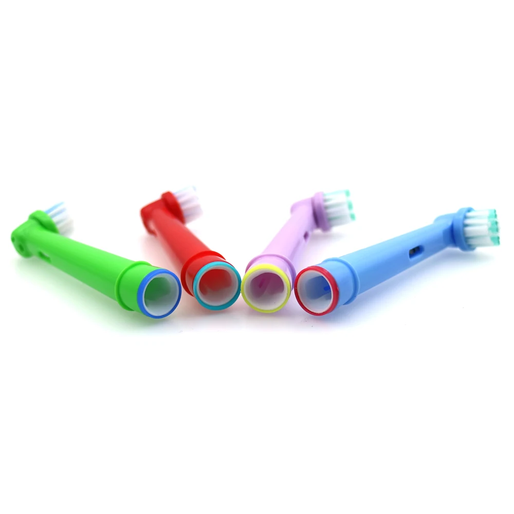 Têtes de brosse à dents de rechange pour enfants 4 pièces pour Oral B EB-10A Pro-santé étapes brosse à dents électrique soins bucco-dentaires, Excel