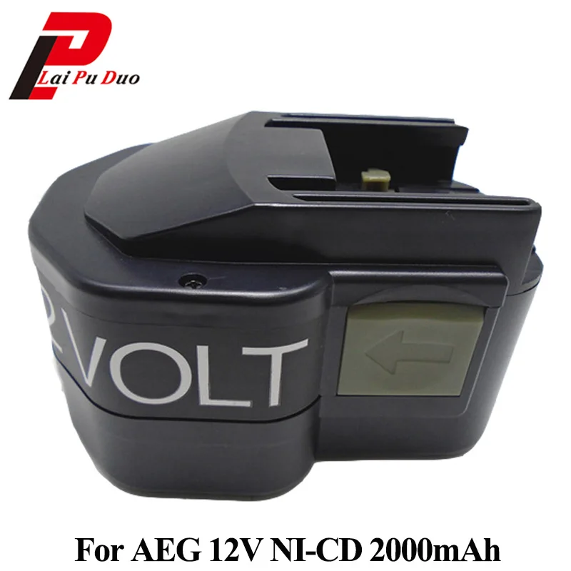 

12V 2000mAh 3000mAh Ni-CD Replacement Power Tool Battery for AEG B12/BF12/BX12/bxl12/MXS12/MX12