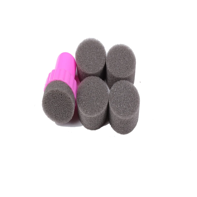 5 Pcs/set New Design Nail Image Sponge Stamper  Art Stamp DTY Manicure Tools W046