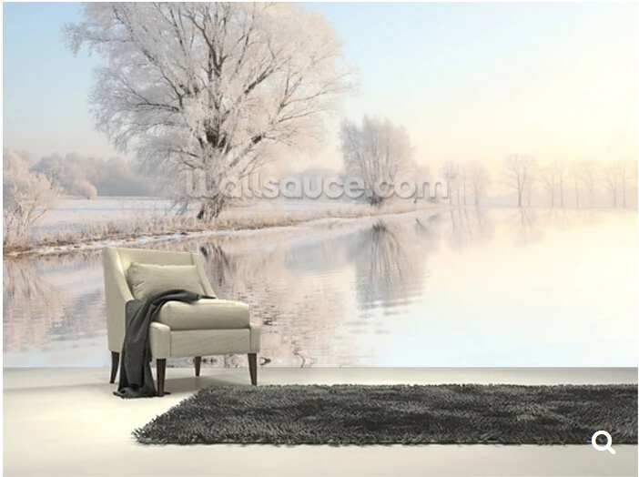 

Custom natural landscape wallpaper,Frost,3D photo mural for living room restaurant bedroom backdrop waterproof wallpaper