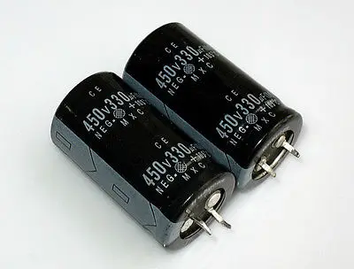 2pcs Radial Condensatore Elettrolitico 450v 220uf 105C