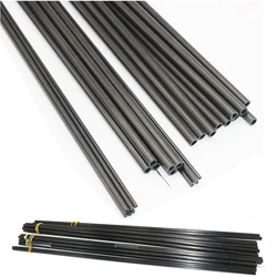 16pcs/lot New Carbon Fiber Tube 3K  for Quadcopter Multicoptor 3mm / 4mm / 5mm / 6MM / 7MM / 8MM /10MM  (0.5meter/pcs) Wholesale