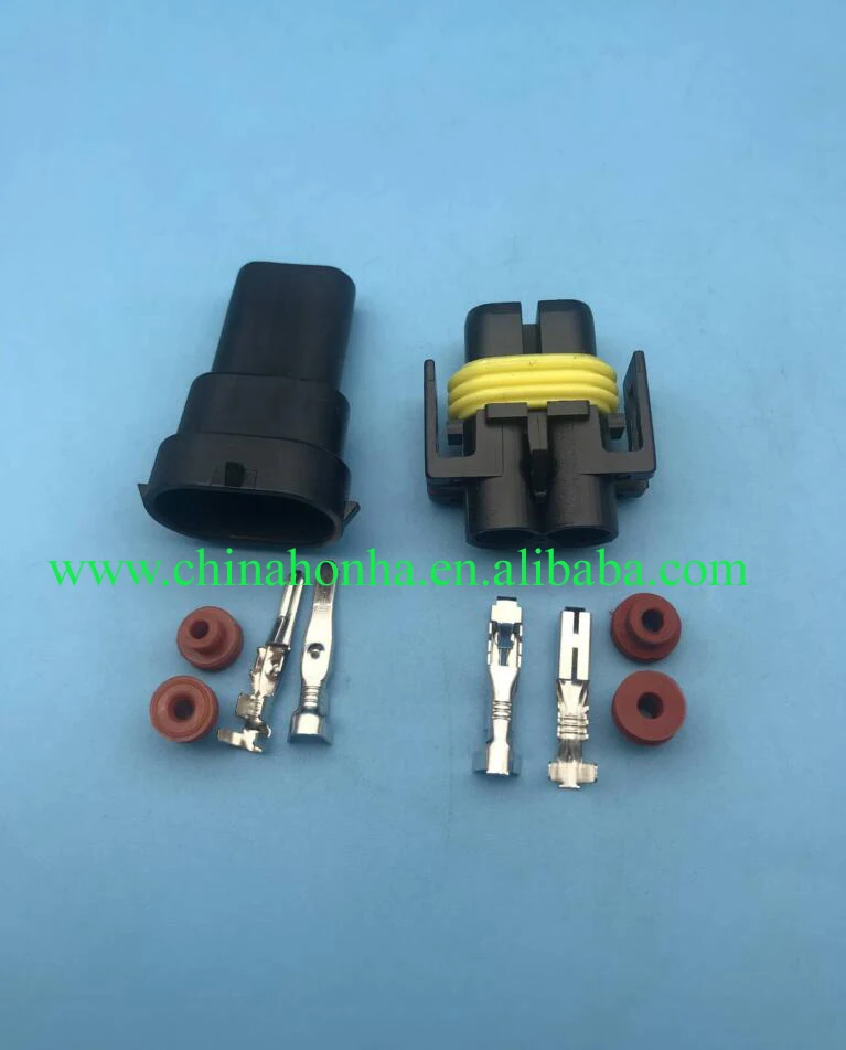 

20 pcs s 2 Pin Kit Female Male 880 Socket for Delphi Connector Fog Lamp Light H11 H8 H9 Lamp Socket 12124819