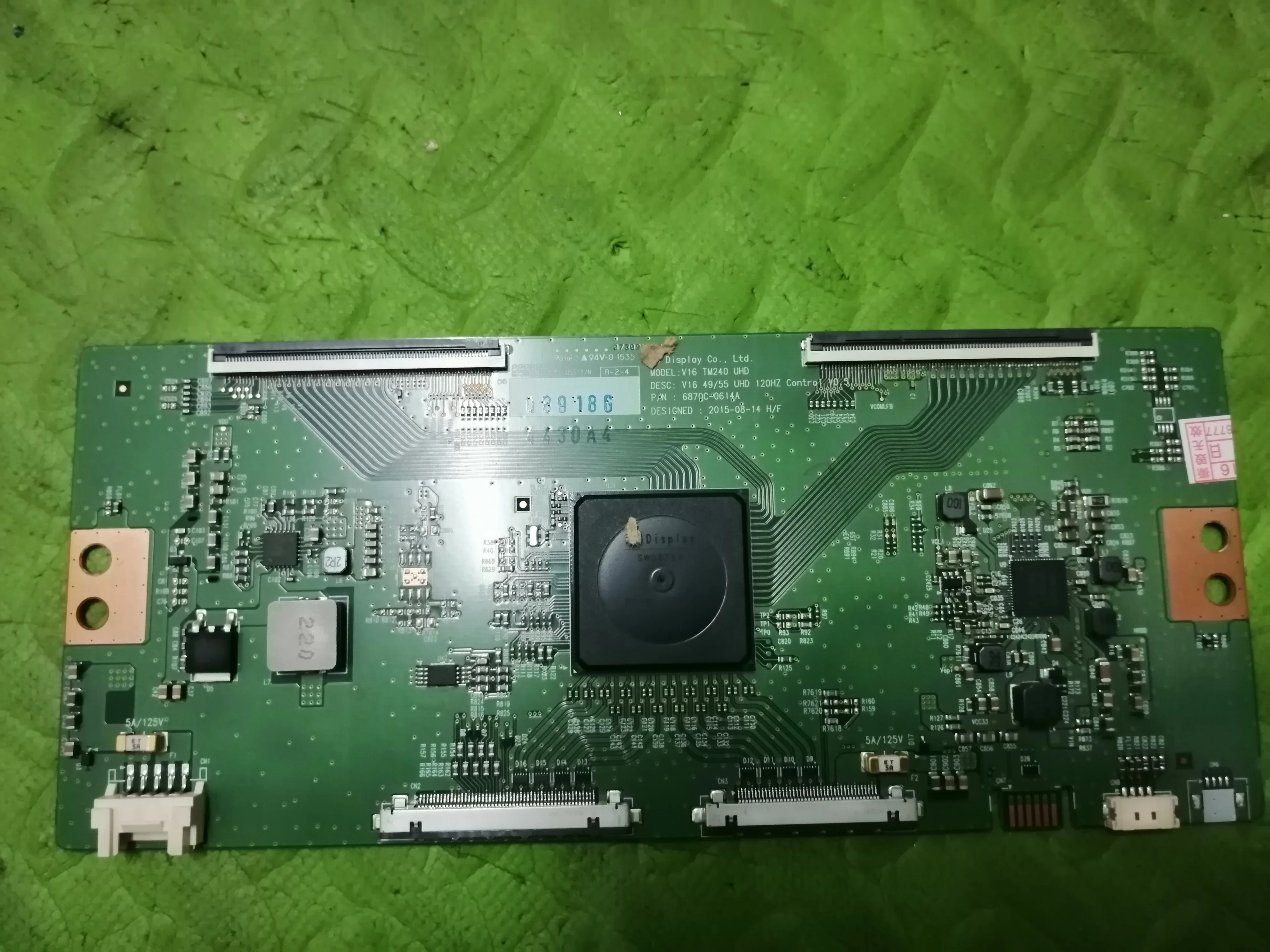 6870C-0614A t-con logic board for V16 49/55 UHD 120HZ V0.6   T-CON