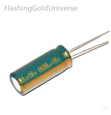 

16V 1800UF 1800UF 16V High frequency low resistance Electrolytic Capacitors Size:10*25 best quality New origina