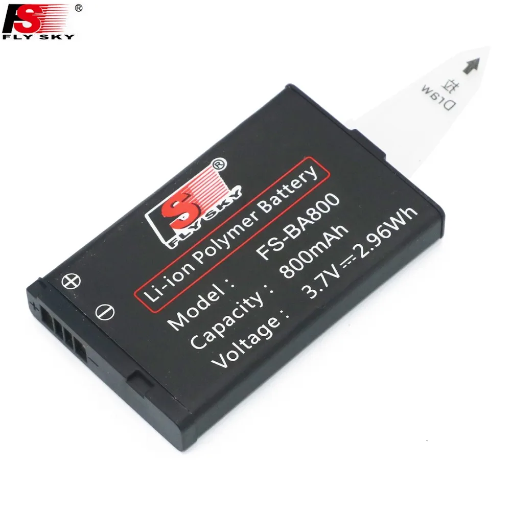 FLYSKY RC modèle FS-B800 3.7 800mAh RC passe-temps émetteur batterie FS-BA800 pour FS-GT3C FS-GT2B RC contrôleur émetteur