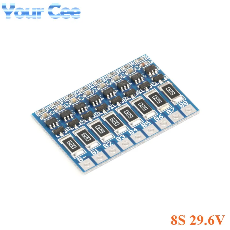 BMS 3S 4S 5S 6S 7S 8S 18650 Balance Function Lithium Battery Charger Protection Board Module Li-ion Lipo PCB Charging Equalizer