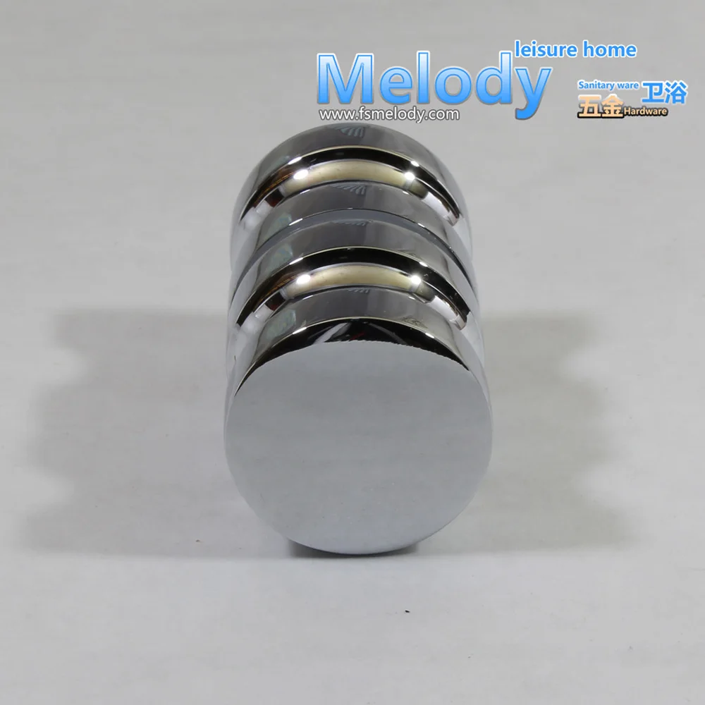 Shower Room Door  304 Stainless steel Cylinderical Knob Handle Chrome