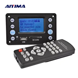 AIYIMA 5V LCD MP3 Decoder DAC ricevitore Audio Bluetooth APE FLAC WMA WAV Decoder supporto registrazione Radio testo Display