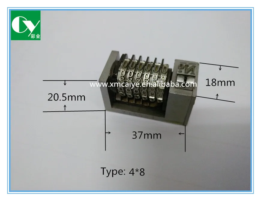 

DHL Fedex Free Shipping 6 Digit 4*8 For Letterpress High Quality Numbering Machine